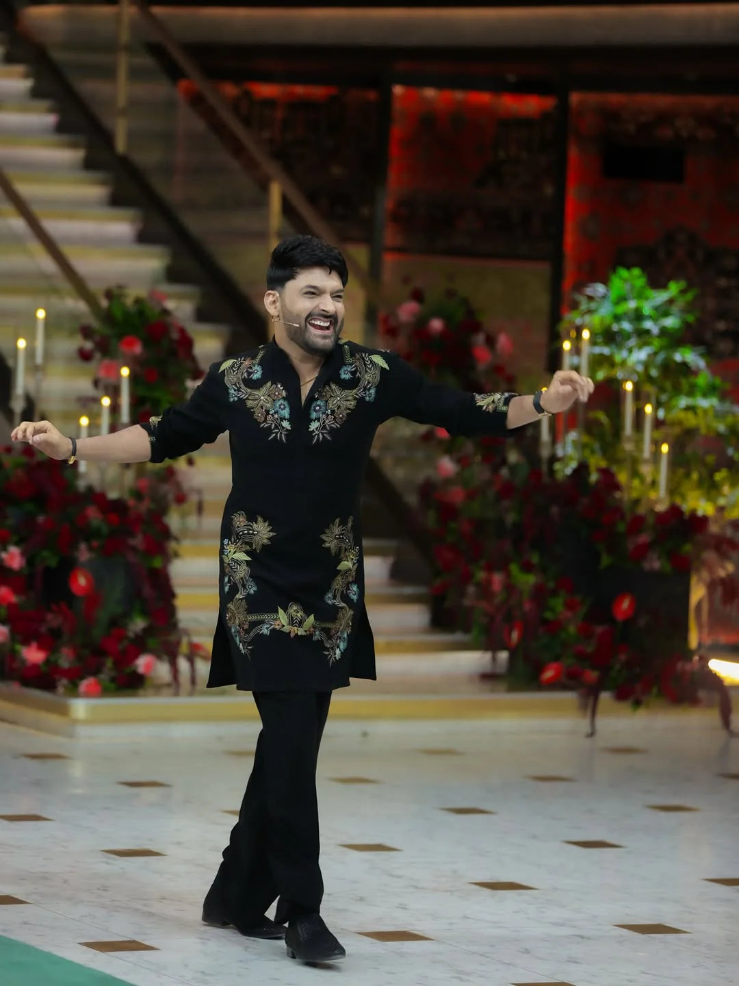 Kapil Sharma Edition Kurta set With Embroidery