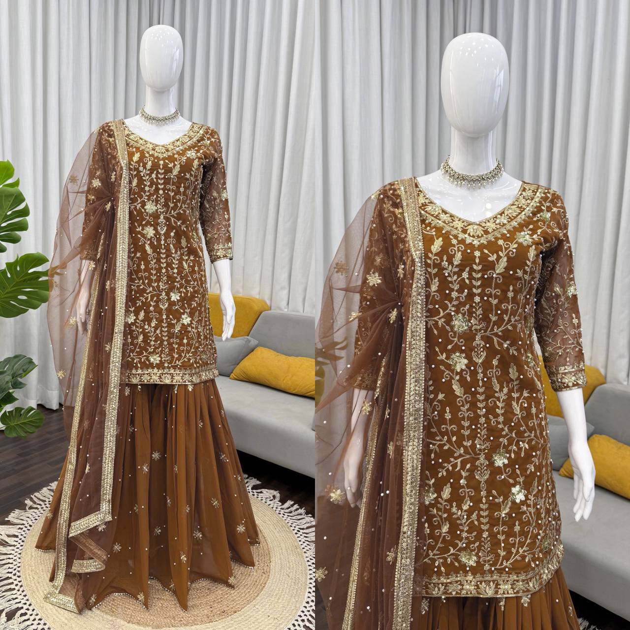 Designer Sharara Set – Elegant Ethnic Wear