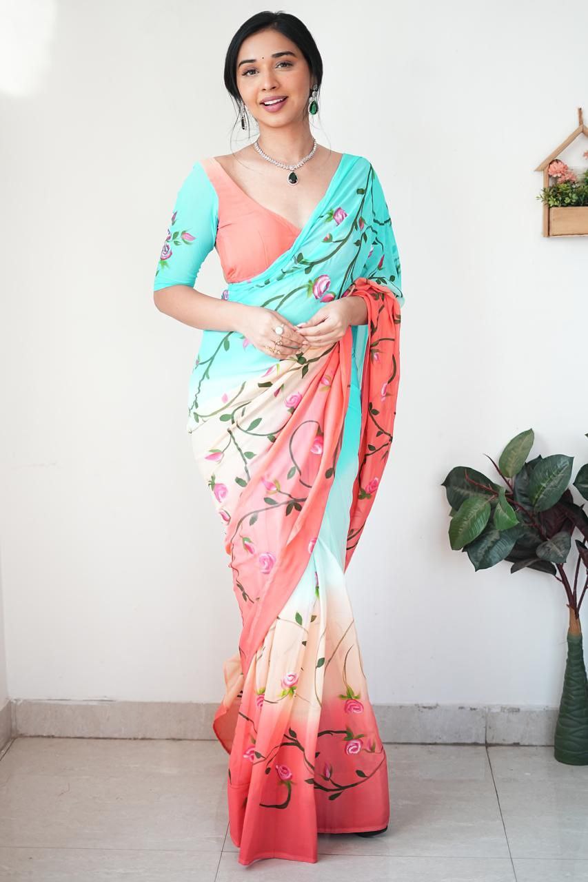 Presenting You Most Beautiful Latest Ready To Wear Saree Collection