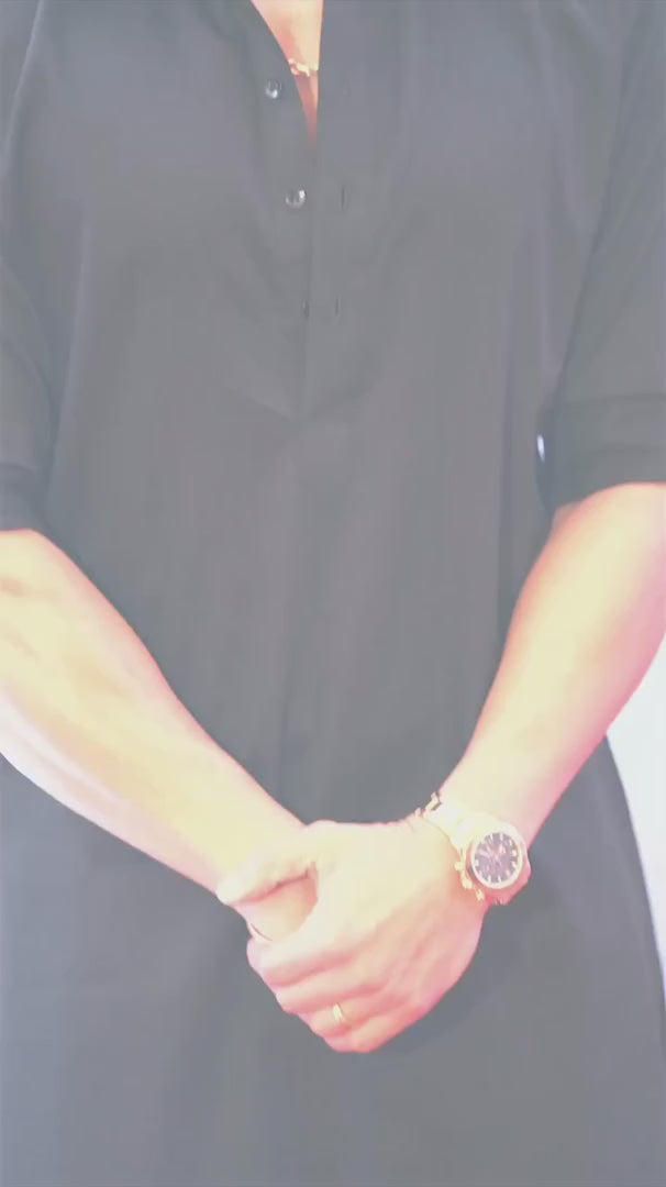 Armani Black Kurta Set – Ranveer Singh Edition