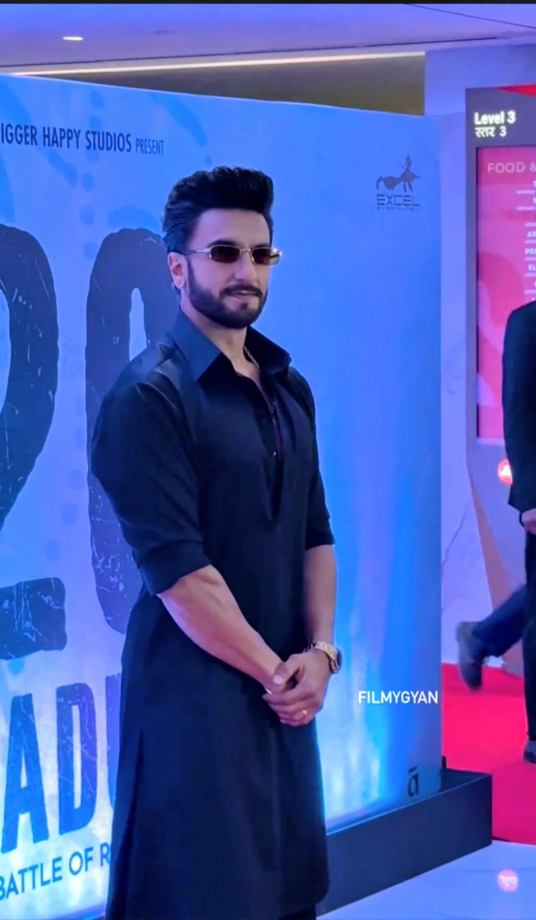 Armani Black Kurta Set – Ranveer Singh Edition